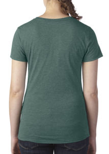 Vutoho | T Shirt publicitaire pour femme Vert foncé chiné