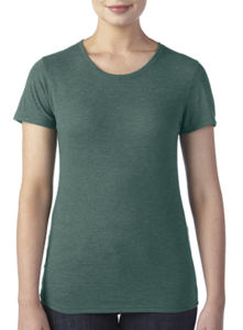 Vutoho | T Shirt publicitaire pour femme Vert foncé chiné 1