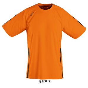 Wembley | T Shirt publicitaire pour homme Orange Noir