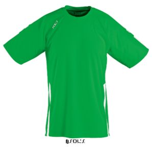 Wembley | T Shirt publicitaire pour homme Vert Vif Blanc