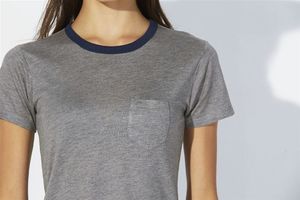 Winks Modal | T Shirt publicitaire pour femme Gris chiné 3