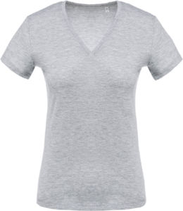 Woogy | T Shirt publicitaire pour femme Gris Oxford 1