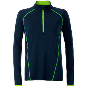 Xegi | T Shirt publicitaire pour femme Marine Jaune Vif