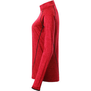 Xegi | T Shirt publicitaire pour femme Rouge mélangé Titane 3