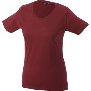 Xizu | T Shirt publicitaire pour femme Bordeaux
