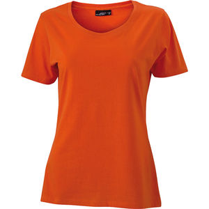 Xizu | T Shirt publicitaire pour femme Orange Foncé