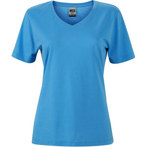 Xuny | T Shirt publicitaire pour femme Aqua bleu