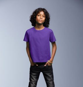 Youth Fashion | T Shirt publicitaire pour enfant Pourpre 2