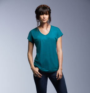 Zava | T Shirt publicitaire pour femme Bleu Pale 2