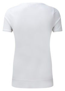 Zazu | T Shirt publicitaire pour femme Blanc 3