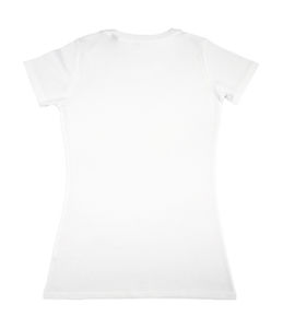 Zevuji | T Shirt publicitaire pour femme Blanc