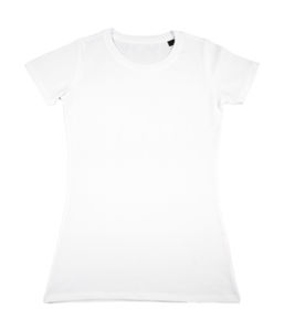 Zevuji | T Shirt publicitaire pour femme Blanc 1