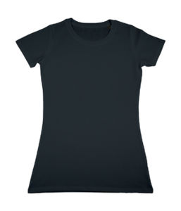 Zevuji | T Shirt publicitaire pour femme Noir 1