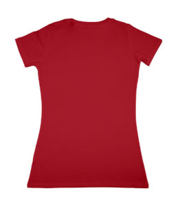 Zevuji | T Shirt publicitaire pour femme Rouge