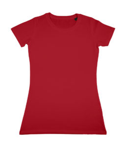 Zevuji | T Shirt publicitaire pour femme Rouge 1