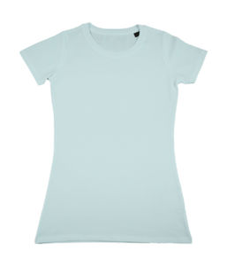 Zevuji | T Shirt publicitaire pour femme Vert menthe 1