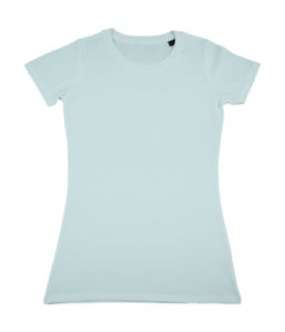 Zevuji | T Shirt publicitaire pour femme Vert menthe 1