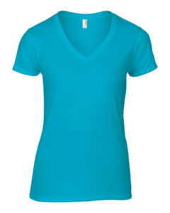 Zoody | T Shirt publicitaire pour femme Bleu Caraibe 1