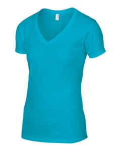 Zoody | T Shirt publicitaire pour femme Bleu Caraibe 2