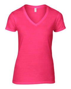Zoody | T Shirt publicitaire pour femme Rose Vif 3