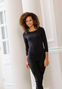 Zootta | T Shirt publicitaire pour femme Noir 1