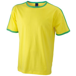 Zylly | T Shirt publicitaire pour homme Vert Prairie Noir