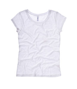Burnout | T Shirt personnalisé pour femme Blanc 3