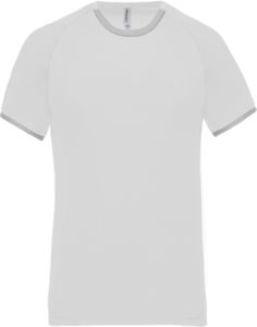 Duke | T Shirt personnalisé pour homme Blanc Gris 1