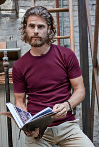 Durra | T Shirt personnalisé pour homme Bordeaux 1