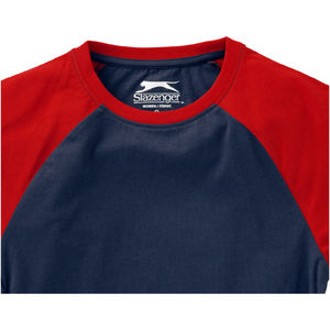 Femme Backspin | T Shirt personnalisé pour femme Marine Rouge 2