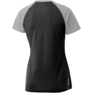 Femme Backspin | T Shirt personnalisé pour femme Noir Gris 1