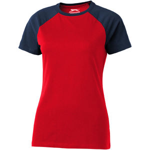 Femme Backspin | T Shirt personnalisé pour femme Rouge Marine