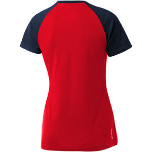Femme Backspin | T Shirt personnalisé pour femme Rouge Marine 1