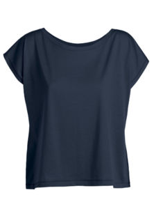 Flies | T Shirt personnalisé pour femme Bleu marine 12