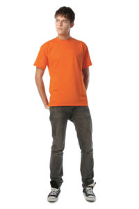 Goyu | T Shirt personnalisé pour homme Orange 1
