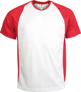 Habo | T Shirt personnalisé pour homme Blanc Rouge
