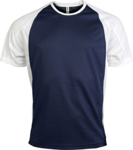 Habo | T Shirt personnalisé pour homme Marine Blanc