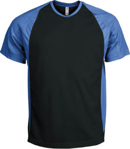 Habo | T Shirt personnalisé pour homme Noir Aqua blue