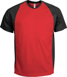 Habo | T Shirt personnalisé pour homme Rouge Noir