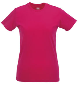 Ladies' Slim T | T Shirt personnalisé pour femme Fuchsia 1