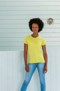 Ladies' Slim T | T Shirt personnalisé pour femme Vert citron 1