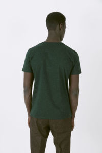 Leads | T Shirt personnalisé pour homme Vert scarabée chiné 5