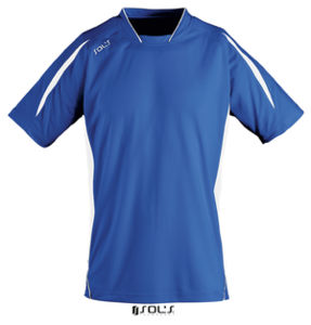 Maracana 2 Ssl | T Shirt personnalisé pour homme Bleu royal Blanc