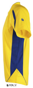 Maracana 2 Ssl | T Shirt personnalisé pour homme Jaune Citron Bleu royal 2