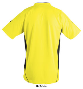 Maracana 2 Ssl | T Shirt personnalisé pour homme Jaune Citron Noir 1