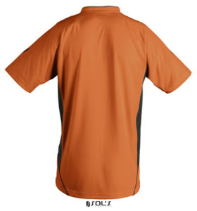 Maracana 2 Ssl | T Shirt personnalisé pour homme Orange Noir 1