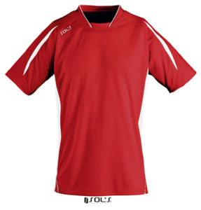 Maracana 2 Ssl | T Shirt personnalisé pour homme Rouge Blanc