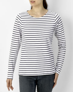 Marine Women | T Shirt personnalisé pour femme Blanc Marine 3