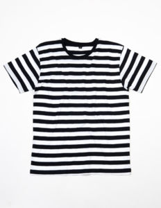 Men'S Stripy T | T Shirt personnalisé pour homme Noir Blanc 2
