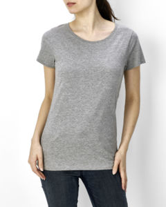Mia | T Shirt personnalisé pour femme Gris chiné